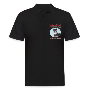 Zwergschnauzer Besitzer Schnauzer Hunde Geschenk - Männer Poloshirt - Schwarz - Vorne - Kai (181cm)