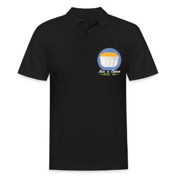 Macaroni and cheese | Mac and Cheese Gift - Men's Polo Shirt - black - Front - Kai (181cm)