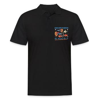 Aquaristik Aquarium Aquarianer Zierfisch Geschenk - Männer Poloshirt - Schwarz - Vorne - Kai (181cm)