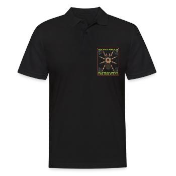 Tarentule sur 8 pattes tarentules cadeau - Polo Homme - noir - Devant - Kai (181cm)