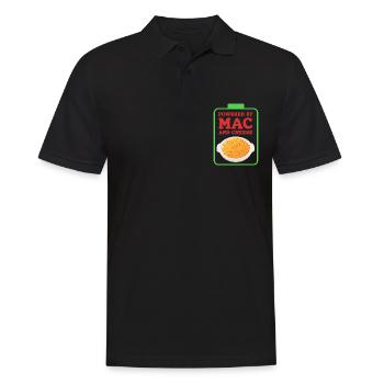 Macaroni and Cheese | Mac and Cheese Gift - Men's Polo Shirt - black - Front - Kai (181cm)