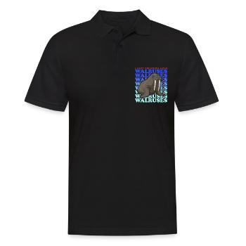 Cadeau de morse morse - Polo Homme - noir - Devant - Kai (181cm)