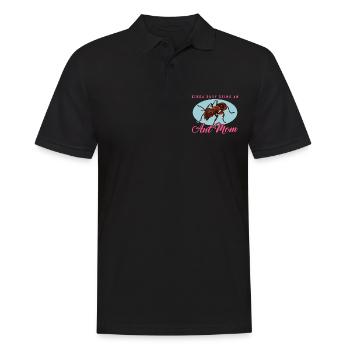 Fourmis maman Formicarium fourmilier ferme cadeau - Polo Homme - noir - Devant - Kai (181cm)