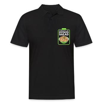 Salade de pommes de terre Härdöpfelsalat Cadeau - Polo Homme - noir - Devant - Kai (181cm)