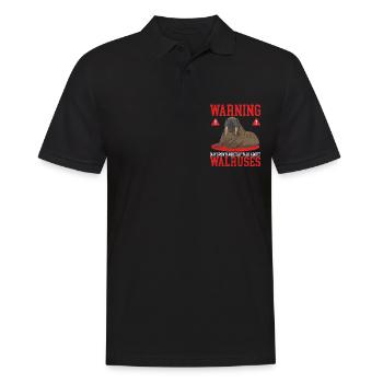 Cadeau de morse morse - Polo Homme - noir - Devant - Kai (181cm)