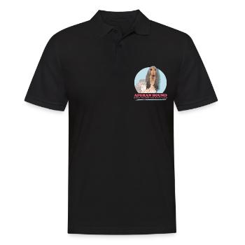 Afghanischer Windhund Mom Hundebesitzer Geschenk - Männer Poloshirt - Schwarz - Vorne - Kai (181cm)