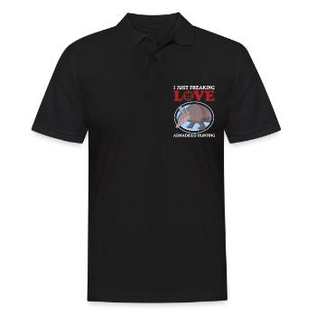 chasseur chasse permis cadeau - Polo Homme - noir - Devant - Kai (181cm)