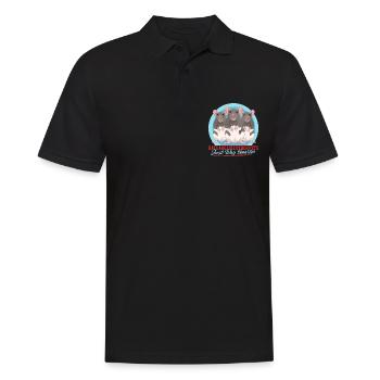 Rats, Rat Lover, Rat Owner, Gift - Men's Polo Shirt - black - Front - Kai (181cm)