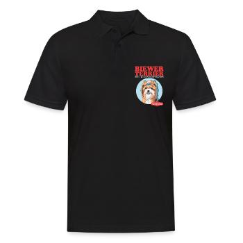 Biewer Terriers Are Like Dog Owners Gift - Men's Polo Shirt - black - Front - Kai (181cm)