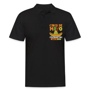Cinco De Mayo Mexikanisches Fiesta Geschenk - Männer Poloshirt - Schwarz - Vorne - Kai (181cm)