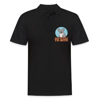 Koala Koalabär Koalas Koalabären Geschenk - Männer Poloshirt - Schwarz - Vorne - Kai (181cm)