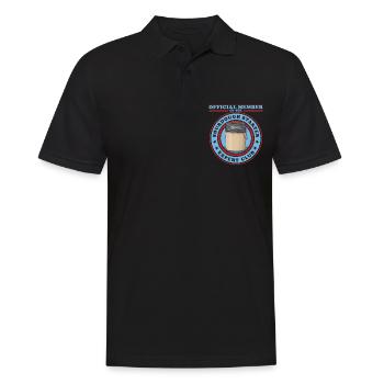 Sourdough Starter | Sourdough Bread Baking Gift - Men's Polo Shirt - black - Front - Kai (181cm)