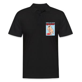 Cadeau de chien American Cocker Spaniel - Polo Homme - noir - Devant - Kai (181cm)