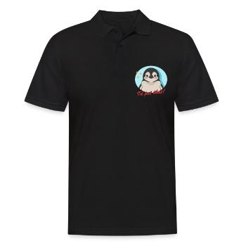 Penguin Funny Baby Penguins Gifts - Men's Polo Shirt - black - Front - Kai (181cm)