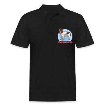 English Springer Spaniel Dog Owner Gift - Men's Polo Shirt - black - Front - Kai (181cm)