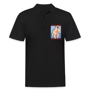 Cadeaux Cocker Spaniel Américain - Polo Homme - noir - Devant - Kai (181cm)