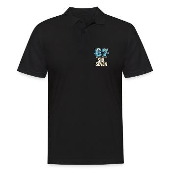 US Flag 67 Memes Six Seven - Men's Polo Shirt - black - Front - Kai (181cm)
