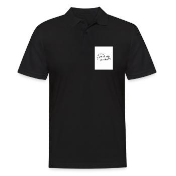 Fais ce que tu aimes - Polo Homme - noir - Devant - Kai (181cm)
