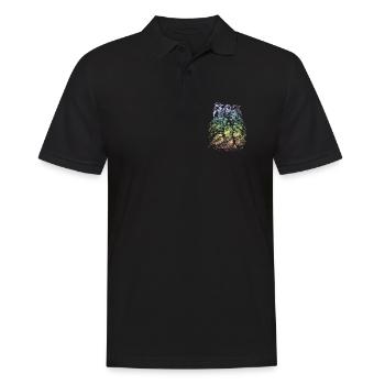 Garden bird - Men's Polo Shirt - black - Front - Kai (181cm)
