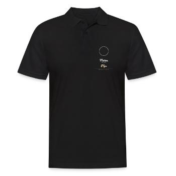Plus De Vie - Polo Homme - noir - Devant - Kai (181cm)