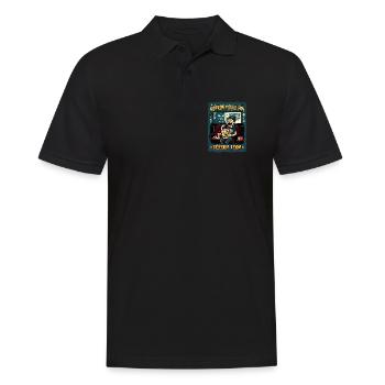 Équipe Scream des fans de films d’horreur - Polo Homme - noir - Devant - Kai (181cm)