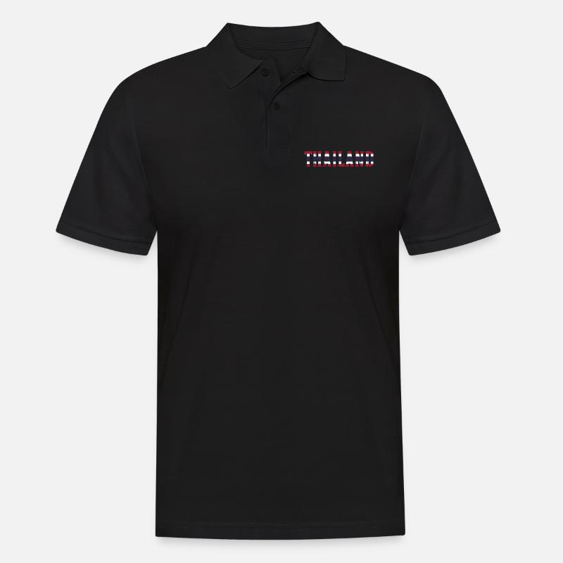 La Thaïlande - Polo Homme - noir