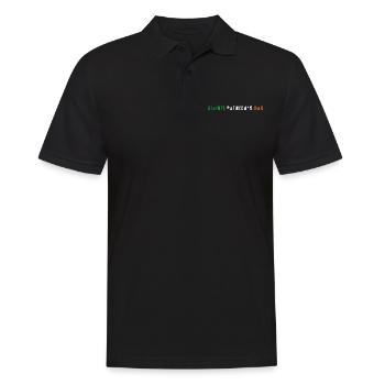 Saint Patrick's Day Is Slainte Patrick's Day - Men's Polo Shirt - black - Front - Kai (181cm)