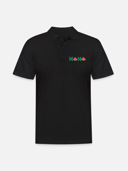 Watermelon Mama - Männer Poloshirt - Schwarz
