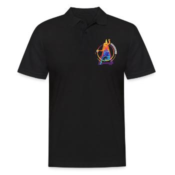 Handball Handball Player HandballEr Vintage Retro - Men's Polo Shirt - black - Front - Kai (181cm)