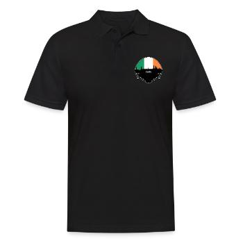 Cork Irlande Drapeau Skyline Voyage Silhouette - Polo Homme - noir - Devant - Kai (181cm)