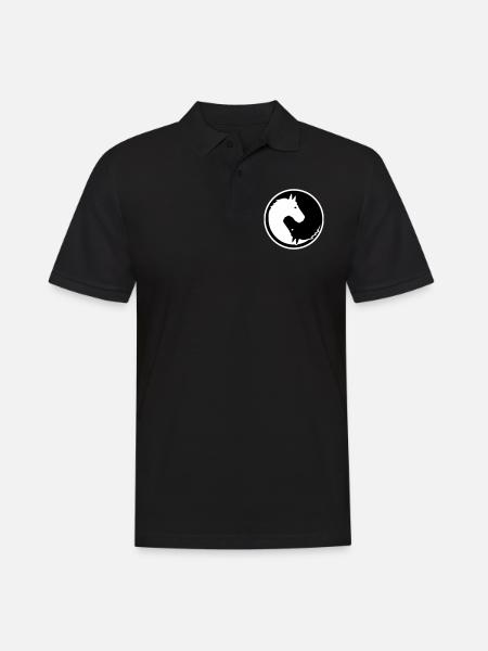 cheval - Polo Homme - noir