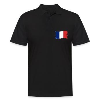 DRAPEAU DE LA FRANCE DRAPEAU FRANCE - Polo Homme - noir - Devant - Kai (181cm)