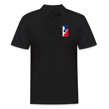 Darts blue red white streetwear - Men's Polo Shirt - black - Front - Kai (181cm)