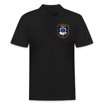 USSF: United States Space Force - Men's Polo Shirt - black - Front - Kai (181cm)
