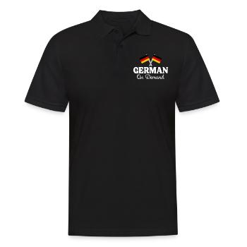 Allemand Sur Demande Interprète Allemand - Polo Homme - noir - Devant - Kai (181cm)