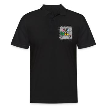 Durée de vie de la batterie d’un écrou - Polo Homme - noir - Devant - Kai (181cm)