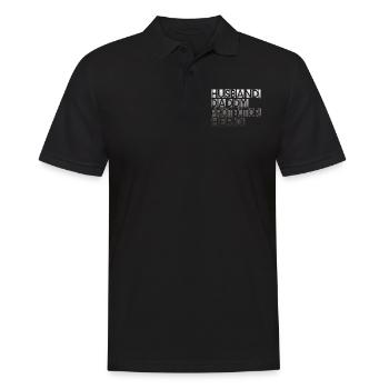 Mari Papa Protecteur Héros Fête des pères - Polo Homme - noir - Devant - Kai (181cm)