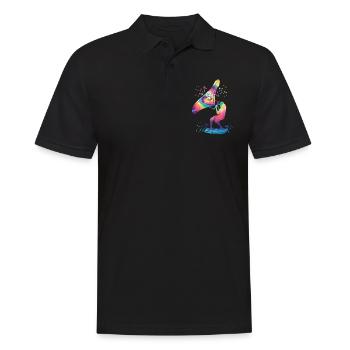 Wing Foil Wingsurfing Man Foil Wing - Polo Homme - noir - Devant - Kai (181cm)