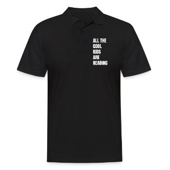 Alle Coolen Kids Lesen Lehrer - Männer Poloshirt - Schwarz - Vorne - Kai (181cm)