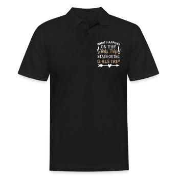 Que se passe-t-il lors du voyage des filles - Polo Homme - noir - Devant - Kai (181cm)