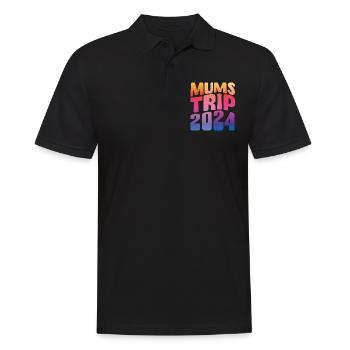 Voyage des mamans 2024 - Polo Homme - noir - Devant - Kai (181cm)