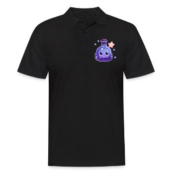 Cute Kawaii Potion - Men's Polo Shirt - black - Front - Kai (181cm)