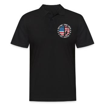 Soutenez votre monteur de lignes Pole Dancer local - Polo Homme - noir - Devant - Kai (181cm)
