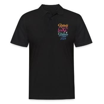 Sisters On The Loose Girls Reunion Trip - Men's Polo Shirt - black - Front - Kai (181cm)