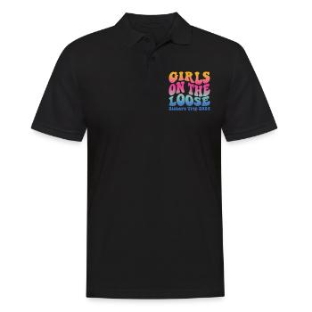Sisters On The Loose Girls Reunion Trip - Men's Polo Shirt - black - Front - Kai (181cm)