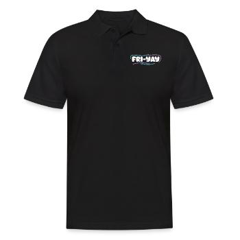 Fri Yay Enseignants Ambiance du week-end de l’école - Polo Homme - noir - Devant - Kai (181cm)