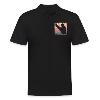 Plongeur en eau synchronisé High Diver - Polo Homme - noir - Devant - Kai (181cm)