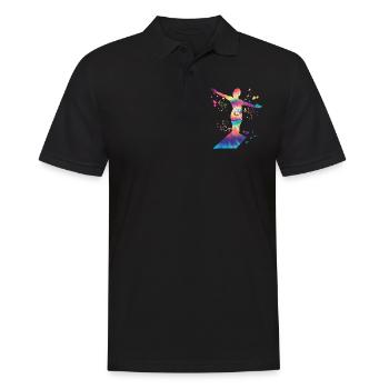 Plongeon, Plongeon synchronisé, Saut artistique - Polo Homme - noir - Devant - Kai (181cm)
