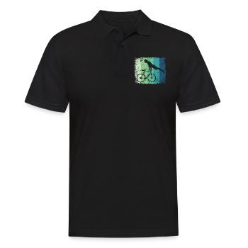 Artistic Cycling Artistic Cyclist - Men's Polo Shirt - black - Front - Kai (181cm)