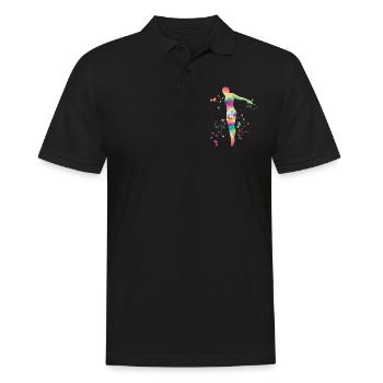 Plongeon, Plongeon synchronisé, Saut artistique - Polo Homme - noir - Devant - Kai (181cm)